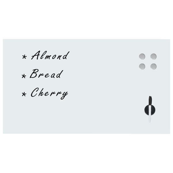 vidaXL Stenska magnetna tabla steklo 120x60 cm