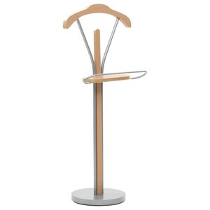 vidaXL Stojalo za obleke 45x35x107 cm naravne barve