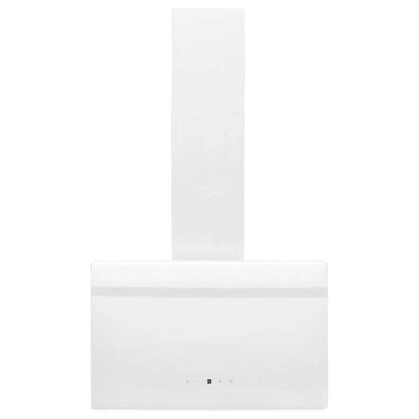 vidaXL Kuhinjska napa 60 cm jeklo in kaljeno steklo bela