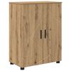 vidaXL Kopalni&scaron;ka omarica Umetni hrast 60 x 35 x 80 cm