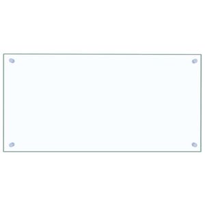 vidaXL Kuhinjska za&scaron;čitna obloga prozorna 80x40 cm kaljeno steklo