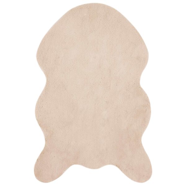 vidaXL Umetno zajčje preproga Olite Taupe 60 x 90 cm Poliester
