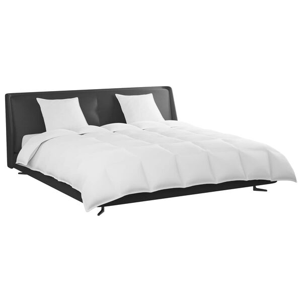 vidaXL Komplet odej z blazino 3 pcs Bela Perje