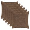 vidaXL Prevleka za blazino 6 kos HOUTEN Svetlo rjava 40 x 40 cm