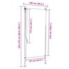 vidaXL Zunanje rolo senčilo 100x270 cm krem