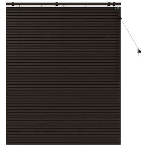 vidaXL Venecijanska žaluzija Temno rjava 130 x 160 cm 35 mm