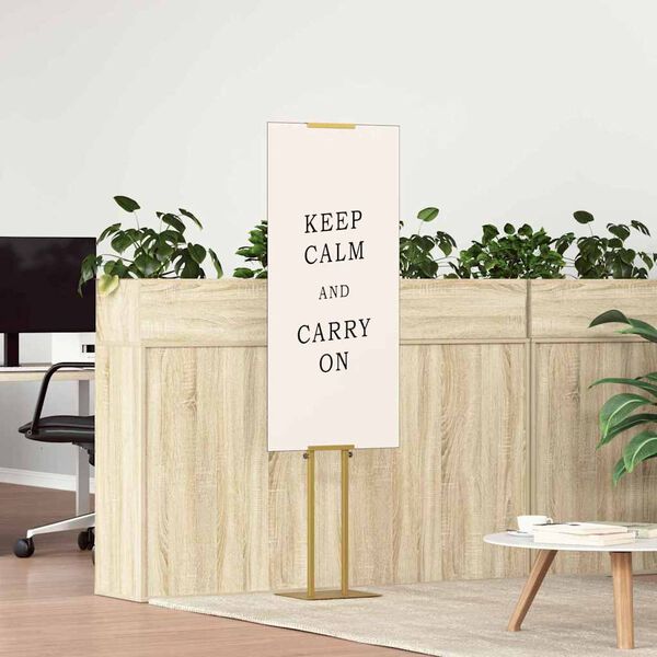 vidaXL Razstave na sejmih 2 pcs Zlata 30 x 23,5 x 210 cm Jeklo