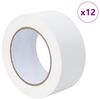 vidaXL Maskirni trakovi za slikarje 12 pcs Bela 50mm x 50m Papir