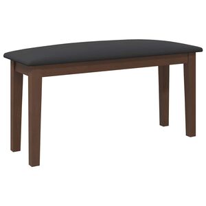 vidaXL klop 90 cm rjava masivni les guma