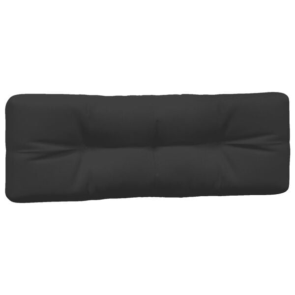 vidaXL Blazine za palete 7 kosov črno blago