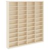 vidaXL Stenska vitrina Montaža za steno Bež 40 x 4,5 x 43 cm