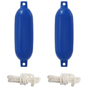 vidaXL Bumperji za čolne 2 kos &Oslash; 11 x 40 cm Modra PVC