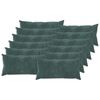 vidaXL Prevleka za blazino 12 pcs HEERLEN Morsko modra 40 x 80 cm