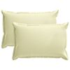 vidaXL Prevleka za blazino 2 kos HOUTEN Krem 40 x 60 cm Poliester