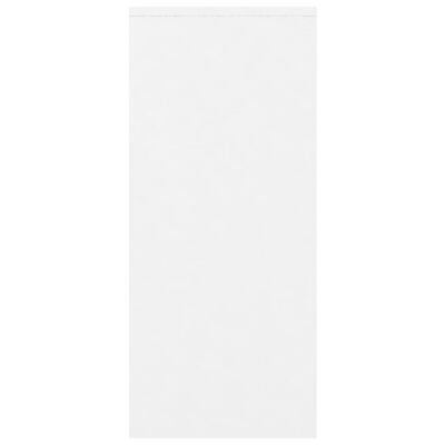 vidaXL Komoda bela 102x33x75 cm iverna plošča