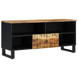vidaXL TV omarica 100x33x46 cm trden mangov les in inženirski les