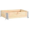 vidaXL Paletni okvir 60x80 cm trdna borovina