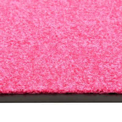 vidaXL Pralni predpražnik roza 60x90 cm