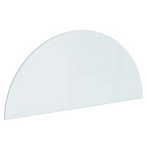 vidaXL Steklena plo&scaron;ča za kamin Transparentno 1200 x 500 mm Steklo