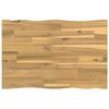 vidaXL Pravokotna miza 70 x 40 x 3,2 cm Pravokotna Masiven les akacije