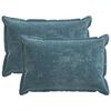 vidaXL Prevleka za blazino 2 pcs HOUTEN Modra 50 x 70 cm