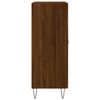 vidaXL Komoda rjavi hrast 69,5x34x90 cm inženirski les
