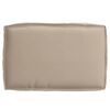 vidaXL Blazina Taupe 60 x 40 x 8 cm Oxford tkanina