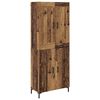 vidaXL Visok predalnik 2 kos Star les 69,5 x 34 x 180 cm