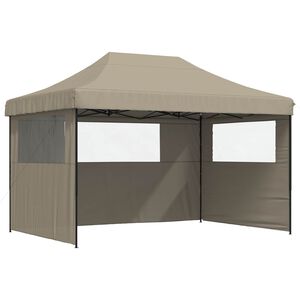 vidaXL Zabavni &scaron;otor 279 x 410 x 315 cm Taupe Oxford tkanina