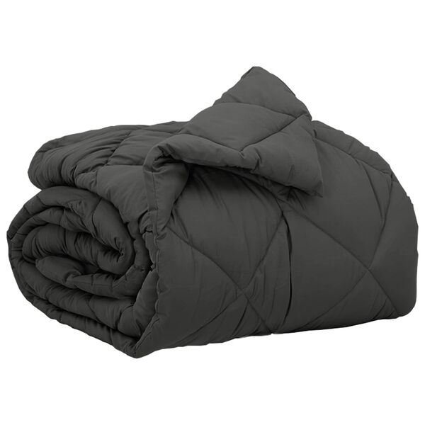 vidaXL Polna celoletna prevleka Antracit 200 x 155 cm Mikrovlakna