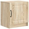 vidaXL Nočna omarica Sonoma hrast 43 x 34,5 x 47 cm Inženirski les