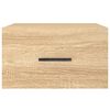 vidaXL Stenska nočna omarica sonoma hrast 35x35x20 cm