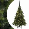 vidaXL Umetna božična jelka z bučko 120 cm 150 LED Toplo bela