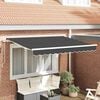 vidaXL Nadomestno platno za tendo Antracit 280 x 195 cm Poliester