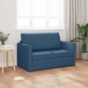 vidaXL Sofa postelja 110cm Modra blago