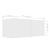 vidaXL TV omarice 4 kosi bele 80x30x30 cm iverna plošča