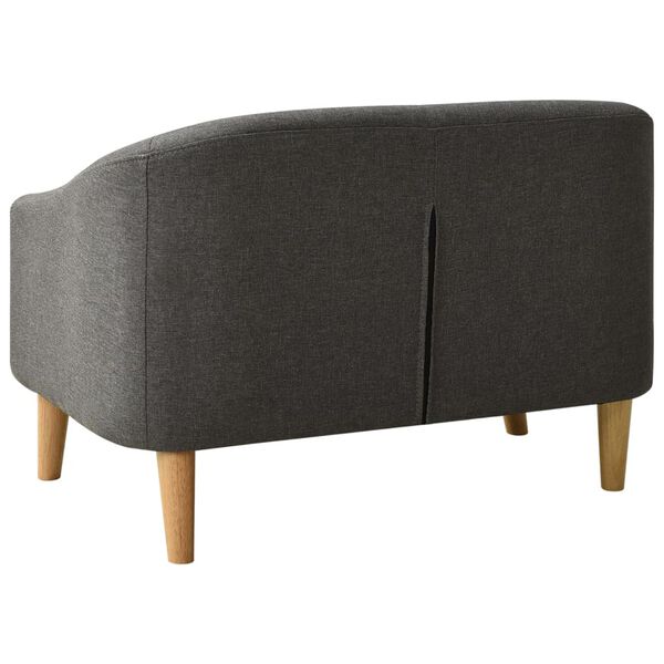 vidaXL Otro&scaron;ki kavč sivo blago