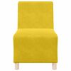 vidaXL Modularna sofa enota brez naslonov 3 pcs Rumena 55 x 74 x 82 cm