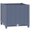 vidaXL Visoka greda 40x40x38 cm polipropilen