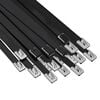 vidaXL Vezalke za kabel 50 kos 7,9 x 300 mm Črna