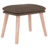 vidaXL Stolček za noge taupe 45x29,5x35 cm blago