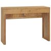 vidaXL Konzolna mizica 100x35x75 cm trdna tikovina