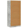 vidaXL Garderobna omara betonsko siva 80x52x180 cm inženirski les