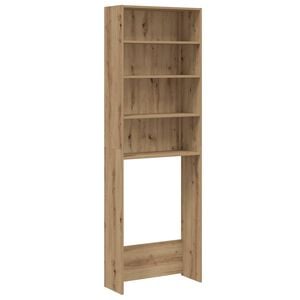 vidaXL Omara za pralni stroj artisan hrast 64x24x190 cm
