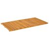 vidaXL Kopalni&scaron;ka preproga Rjava 100 x 55 cm Masiven les akacije