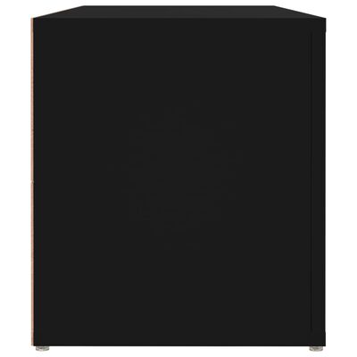 vidaXL TV omarica črna 100x31,5x35 cm inženirski les