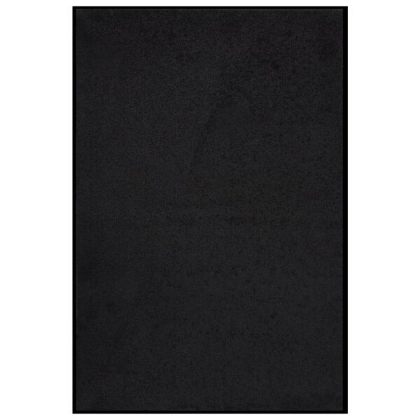 vidaXL Predpražnik črn 80x120 cm