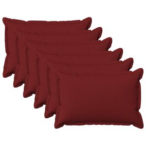 vidaXL Prevleka za blazino 6 pcs HOUTEN Vinorodna rdeča 40 x 60 cm