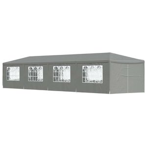 vidaXL Zabavni &scaron;otor 1200 x 300 x 255 cm Svetlo siva PE in jeklo