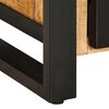 vidaXL Komoda 55x35x70 cm trden robusten mangov les in kovina